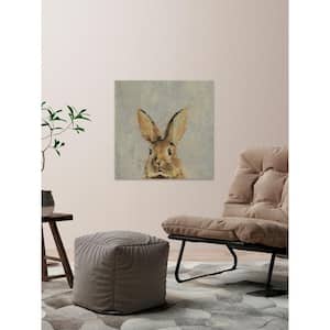 12 in. H x 12 in. W "What up Rabbit II" by Julia Posokhova Canvas Wall Art