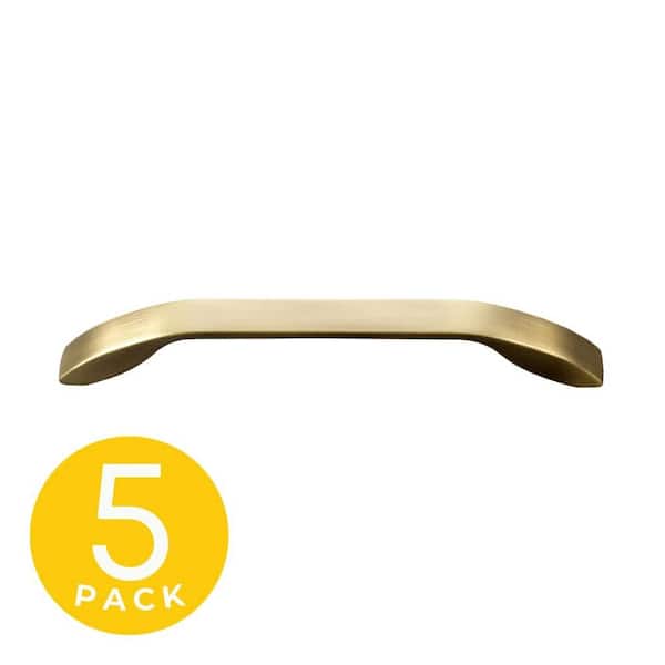 Sapphire Gamma Series 7-1/2 in. (192 mm) Center-to-Center Modern Medium Aged Bronze Cabinet Handle/Pull (5-Pack)