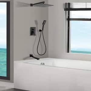 Square - Bathtub & Shower Faucet Combos - Bathtub Faucets - The Home Depot