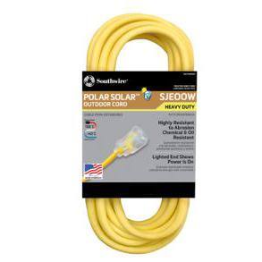 thumbnail image 2 of 100 Ft 12/3 SJOOW Black Rubber Outdoor Extension Cord – Flexible Copper Wire 2 of 6