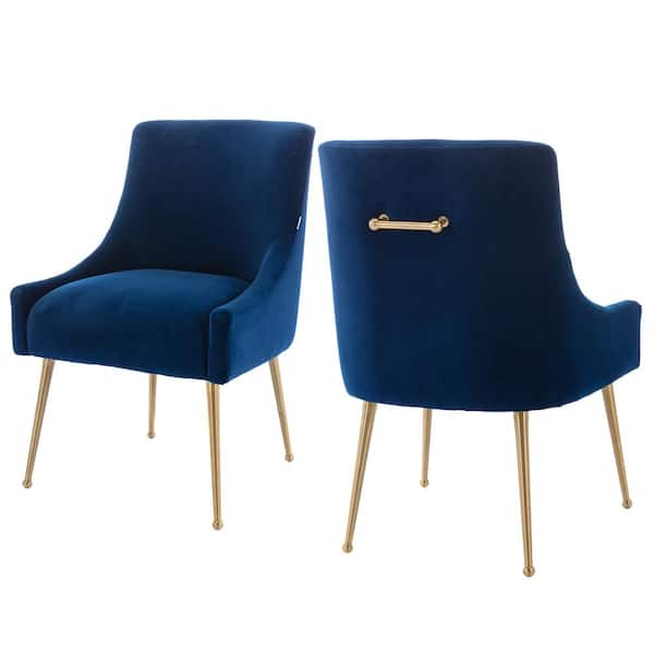 navy style chair