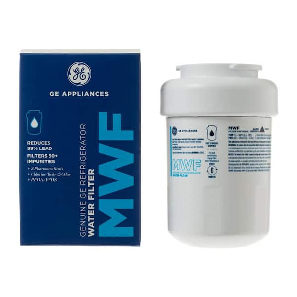 Advanced Filtration Basics Replacement GE MWF Refrigerator Water Filter Cartridge Pack of 3 