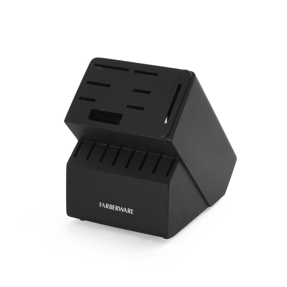 Farberware Farberware Edgekeeper 16-Piece Stainless Steel Knife Block Set with Built-In Sharpener