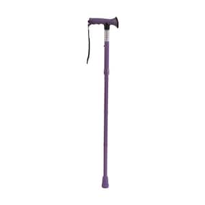 Folding Comfort Grip Cane in Lavender