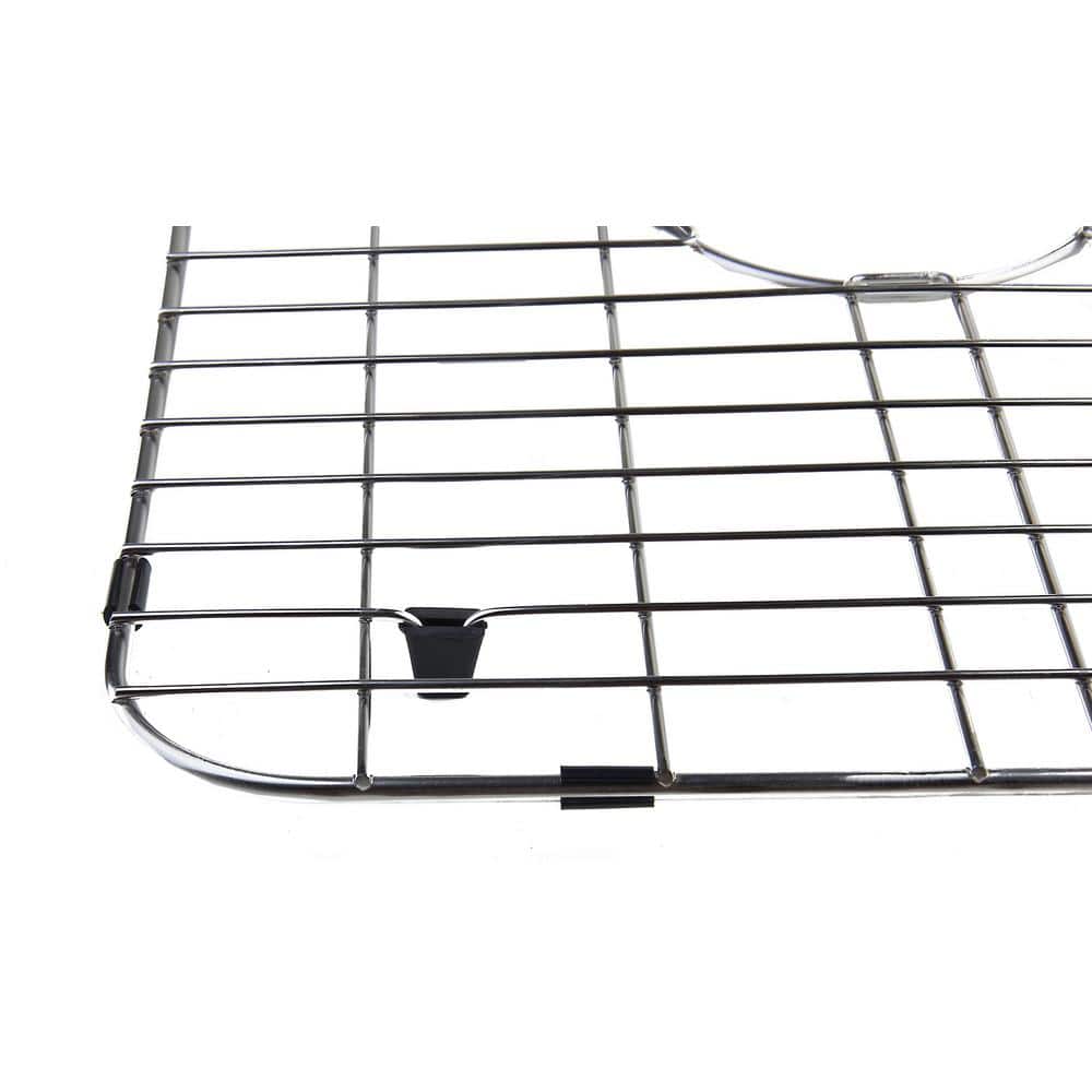 Solid Stainless Steel Kitchen Sink Grid with Plastic Feet