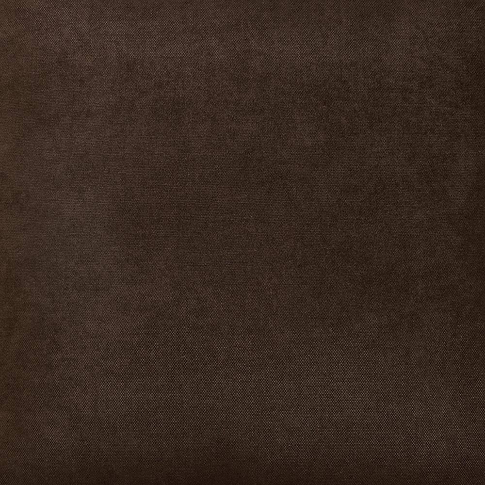 Chocolate Brown Brushed Twill Throw Pillow Covers, Set of 2