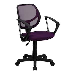 Mesh Swivel Task Chair in Purple