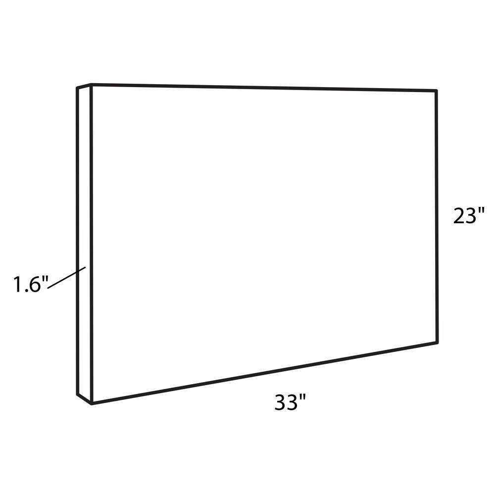 Gray and Black Abstract Geometric Canvas Wall Art, 23x33