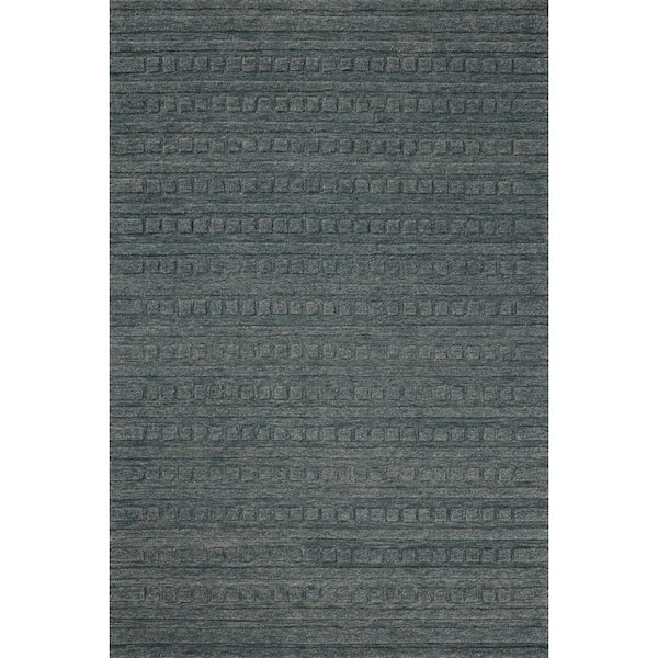 Chris Loves Julia x Loloi Bradley Teal 3 ft. 6 in. x 5 ft. 6 in. Accent Rug