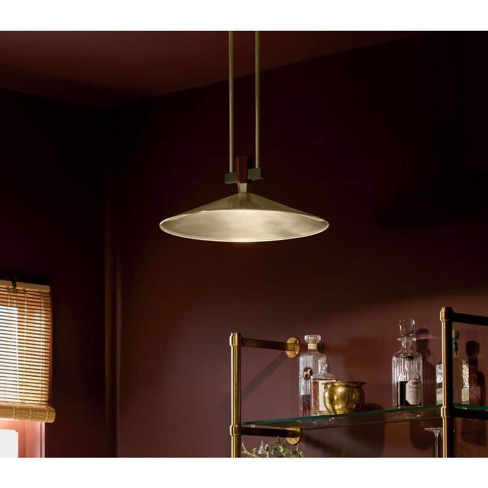 Tenon 20 in. 1-Light LED Pendant in Champagne Bronze price history on PriceWatchPro