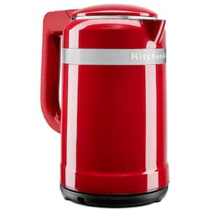 6.3-Cup Empire Red Electric Kettle with Dual Wall Insulation