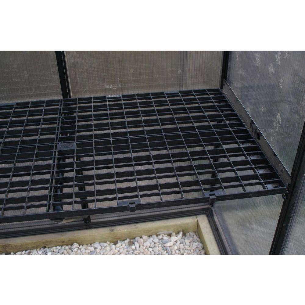 Monticello 12' High Impact PVC Greenhouse Work Bench