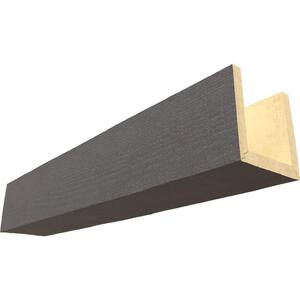 Endurathane 6 in. H x 4 in. W x 8 ft. L Rough Sawn Slate Faux Wood Beam