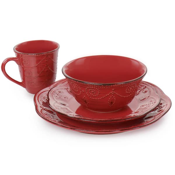 The Pioneer Woman Farmhouse Lace Dinnerware Set - 12 piece