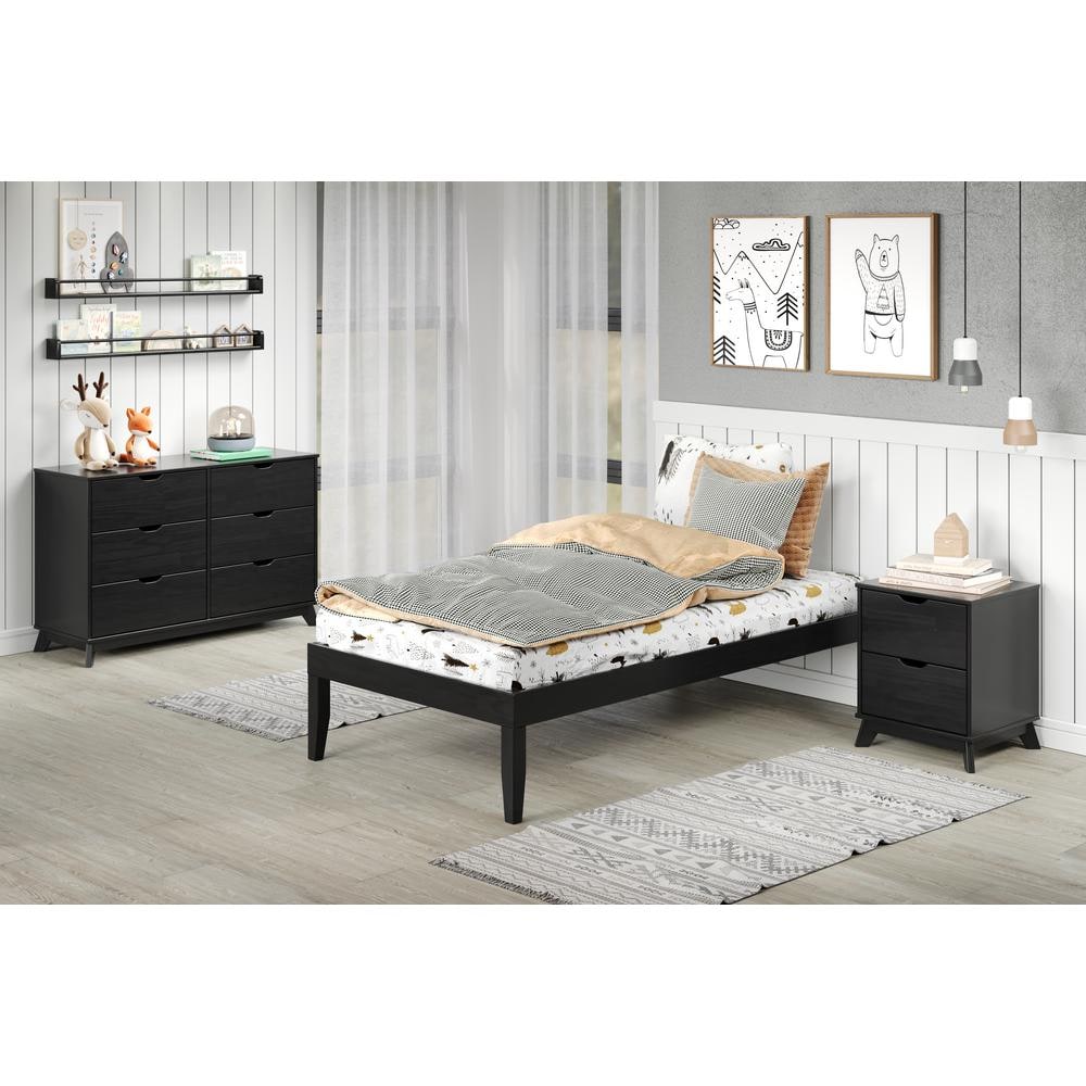 Linon Home Decor Pheba Black 6-Drawer Dresser THD04812 - The Home Depot