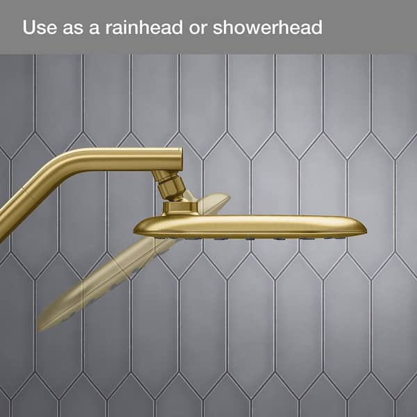 KOHLER Windet Showering Rail Combo in Vibrant Brushed Nickel K-R27971-G-BN  - The Home Depot