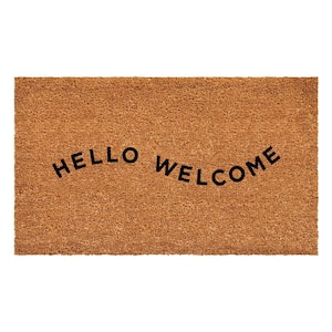 Hello-Welcome Doormat 24" x 36"