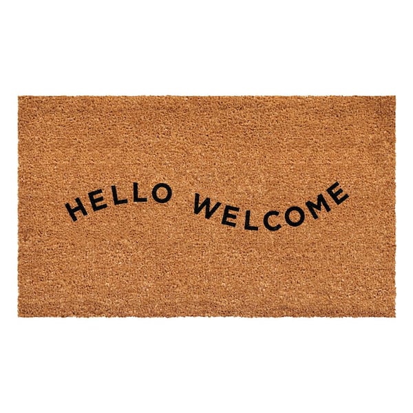 Calloway Mills Hello-Welcome Doormat 24" x 36"