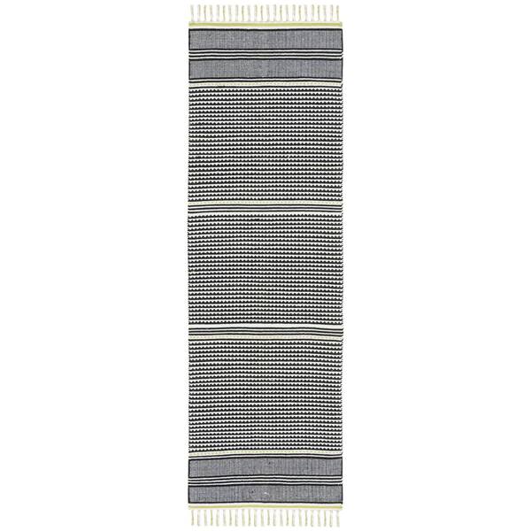 Montauk 2 ft. x 7 ft. Lime/Multi Tribal Runner Rug