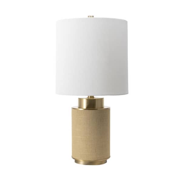 nuLOOM Ramona 24 in. Beige Contemporary Table Lamp with Shade