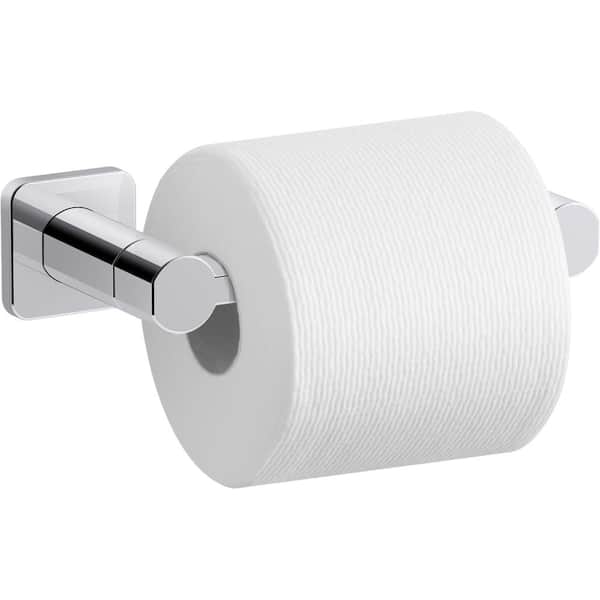 KOHLER Parallel Pivoting Toilet Paper Holder in Polished Chrome