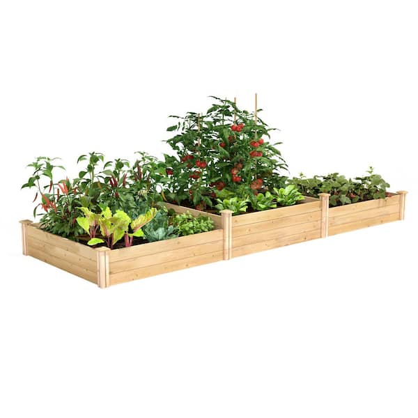 Greenes Fence 4 ft. x 12 ft. Tall Tiers Original Cedar Raised Garden Bed