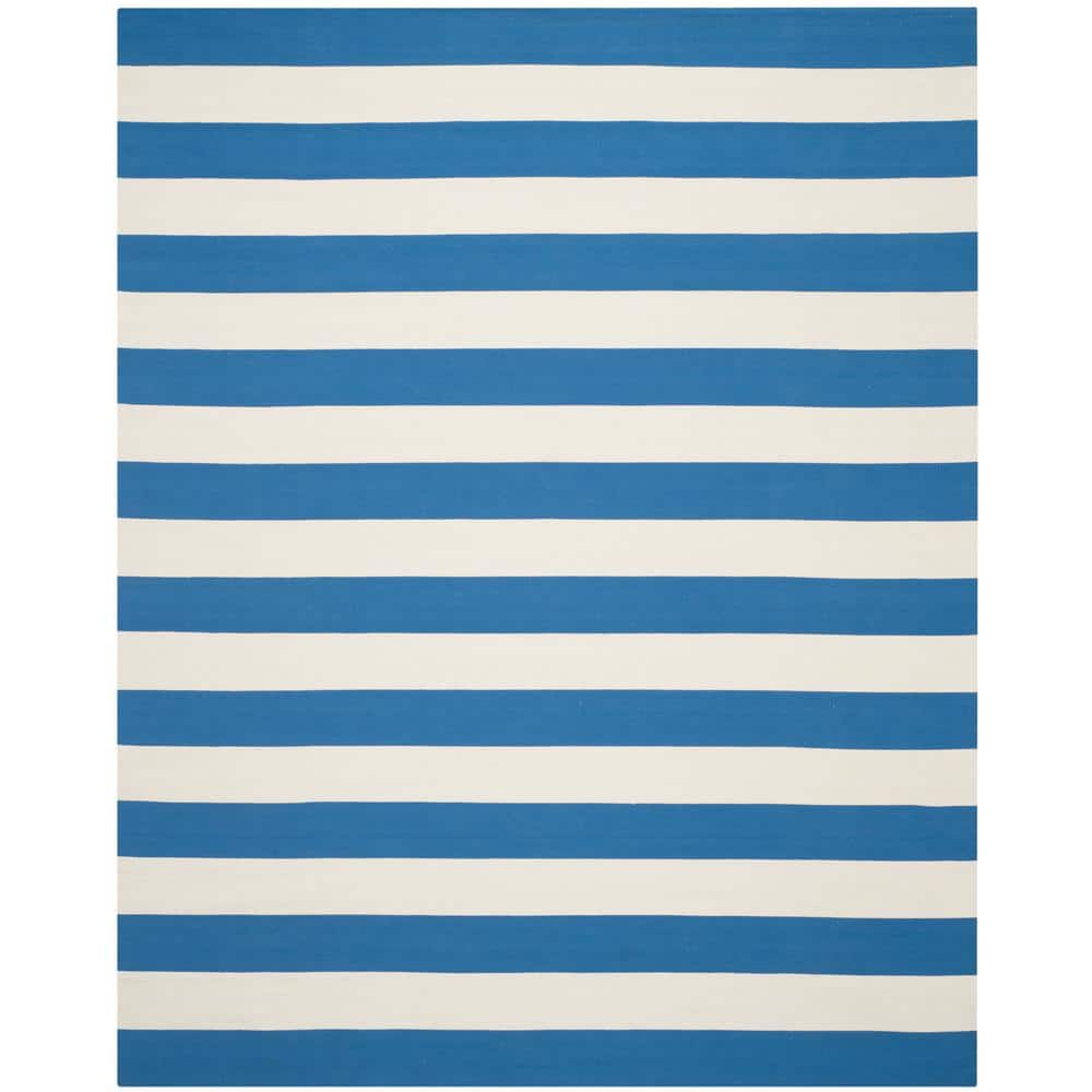 Montauk Blue/Ivory 8 ft. x 10 ft. Striped Area Rug price history on PriceWatchPro