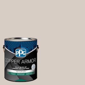 1 gal. PPG18-02 River Rock Eggshell Antiviral and Antibacterial Interior Paint with Primer