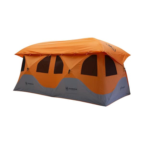 Gazelle T8 8-Person Hub Tent, Sunset Orange GT800SS - The Home Depot