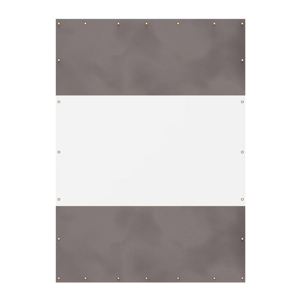 Gray 10'H x 7W Heavy Duty Outdoor Clear Panel Curtain, 18 oz Waterproof PVC, Weather Resistant & Tearproof price history on PriceWatchPro