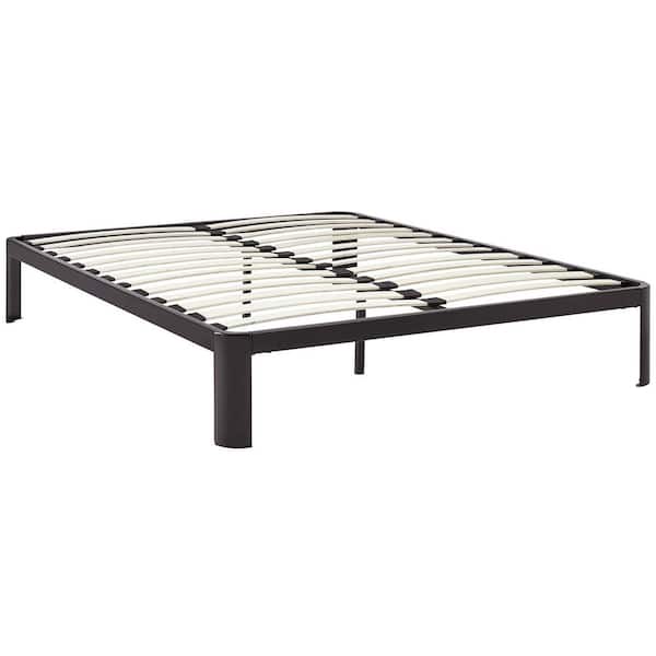 MODWAY Corinne Brown Full Bed Frame