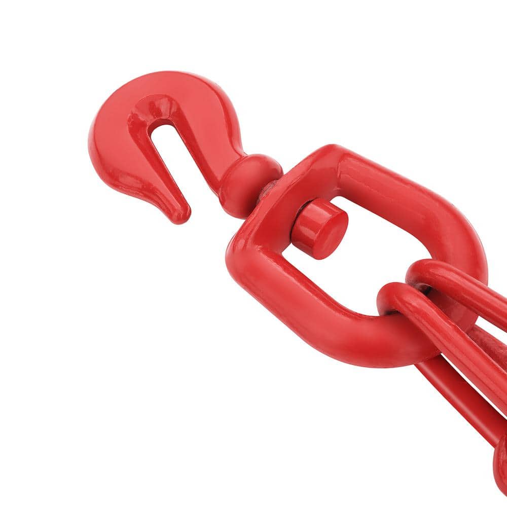 Red Painted Steel 17-inch Log Skidding Tongs