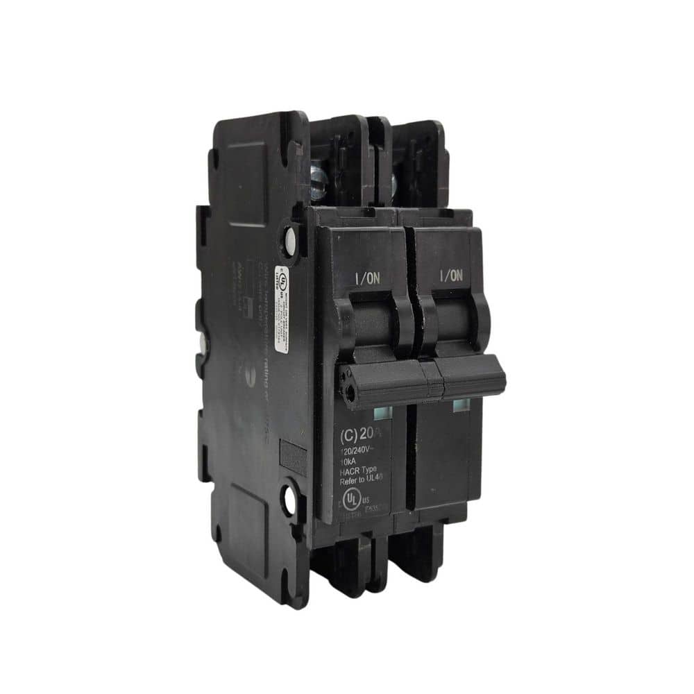 MCB 20 Amp 2-Pole, 120/240V AC, DIN Rail or Surface Mount. UL 489 Listed price history on PriceWatchPro