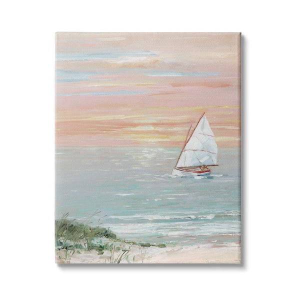 Stupell Industries "Summer Sunset Landscape Contemporary Sky" by Sally Swatland Unframed Print Nature Wall Art 30 in. x 40 in.