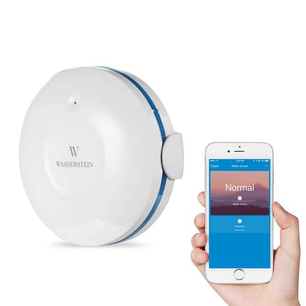 Wasserstein Smart Wi-Fi Water Sensor, Flood and Leak Detector Alarm and App Notification Alerts