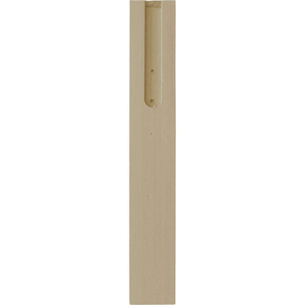 Unfinished Rubberwood 10" Contemporary Corbel