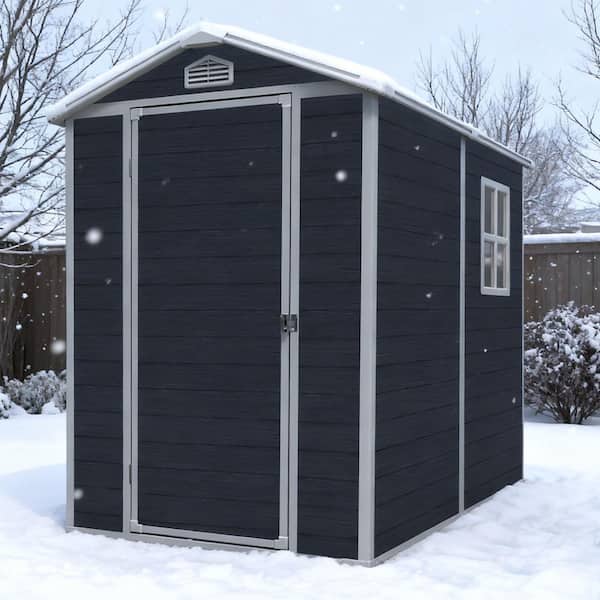 4 ft. x 6 ft. Resin Shed with Window (24 sq. ft. )