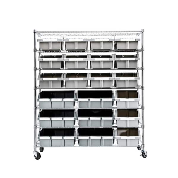 Seville Classics 7-Tier Commercial NSF Certified Extra Wide 21-Bin