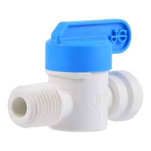 1/4 in. O.D. Push-to-Connect x 1/4 in. MIP NPTF Polypropylene Valve Fitting