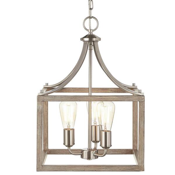 hampton bay boswell quarter 3 light pendant