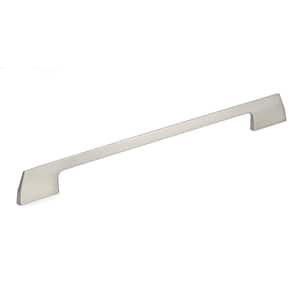 Clason Collection 10 1/8 in. (256 mm) Brushed Nickel Modern Rectangular Cabinet Bar Pull