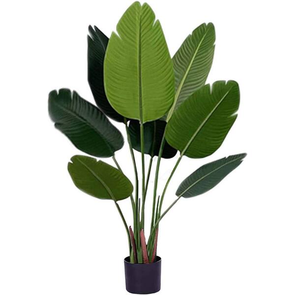 Cubilan 4 ft. Green Artificial Bird of Paradise Plant 0943PWWCN The