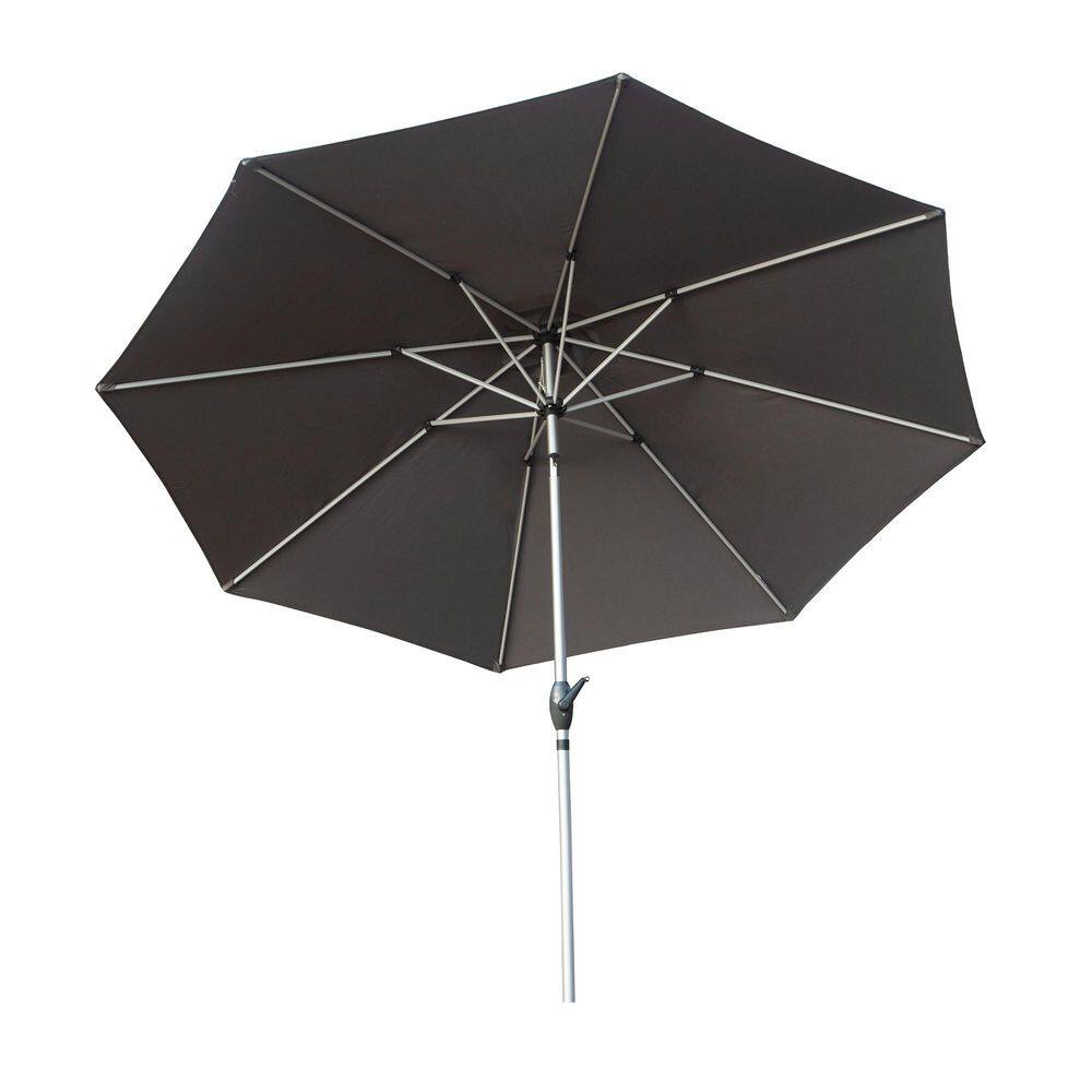 10 ft. Aluminium Market Tilt Patio Umbrella in Gray price history on PriceWatchPro