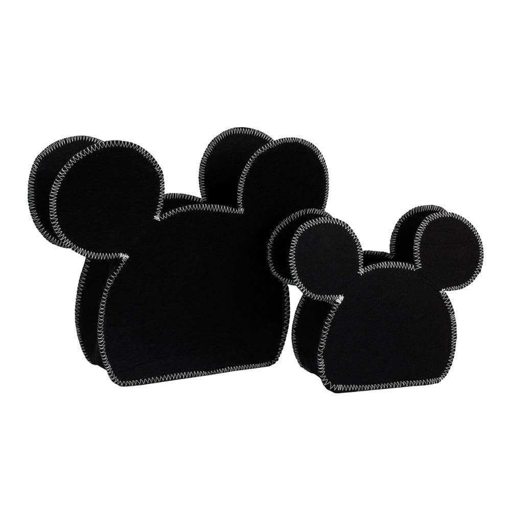 Simplicity Disney 3 Black Chenille Mickey Mouse Patch