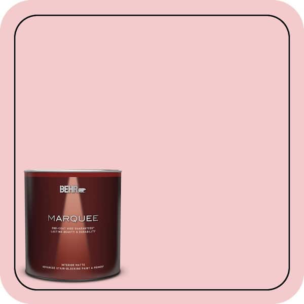 BEHR MARQUEE 1 qt. #P160-1 Angel Kiss Matte Interior Paint & Primer