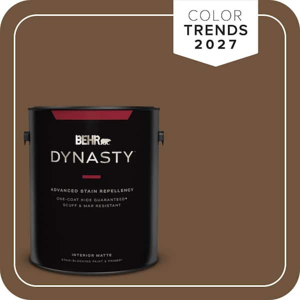 1 gal. #PPU4-20 Ancient Root Matte Interior Stain-Blocking Paint & Primer