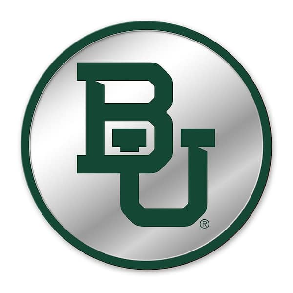 The Fan-Brand 17 in. Baylor Bears Modern Disc Mirrored Decorative Sign