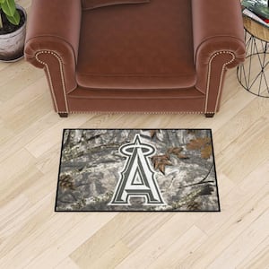 Los Angeles Angels Camo 19 in. x 30 in. Starter Mat Accent Rug