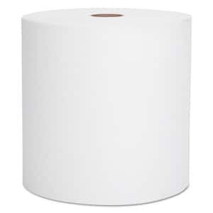 8 in. x 1000 ft. Essential High Capacity White Hardwound Paper Towels 1.5 in. Core (12-Rolls/Cartons)