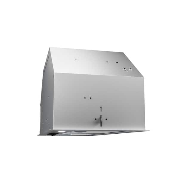 Twister 28 in. 400 CFM Convertible Insert Range Hood with LED Lights in Stainless Steel